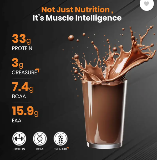 AS-IT-IS Nutrition ATOM Nitro Whey with Creasure – Double Rich Chocolate (1 kg)