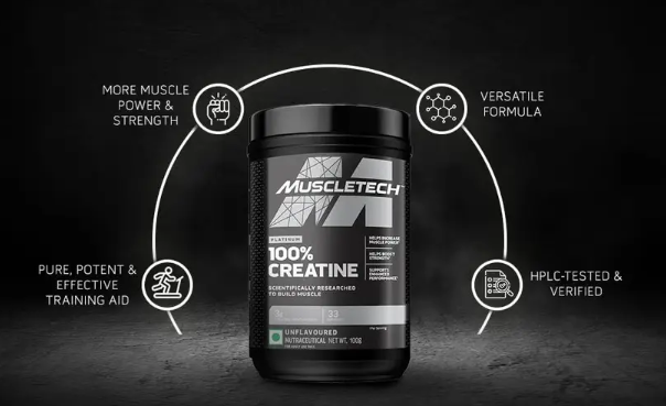 MuscleTech Platinum 100% Creatine Powder – Unflavoured 83/133 SERV