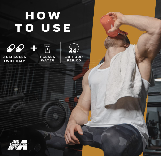 MuscleTech Test HD Elite (60 Veggie Capsules, Max-Strength Testosterone & ATP Booster with Tribulus Terrestris)