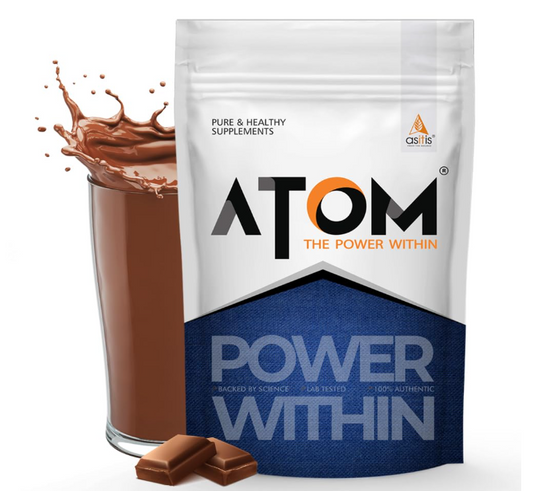 AS-IT-IS ATOM Mass Gainer 1 kg (Chocolate)
