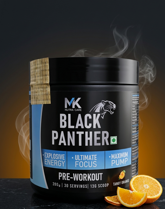 MK Nutra Care Black Panther Pre-Workout | Explosive Energy & Maximum Pump