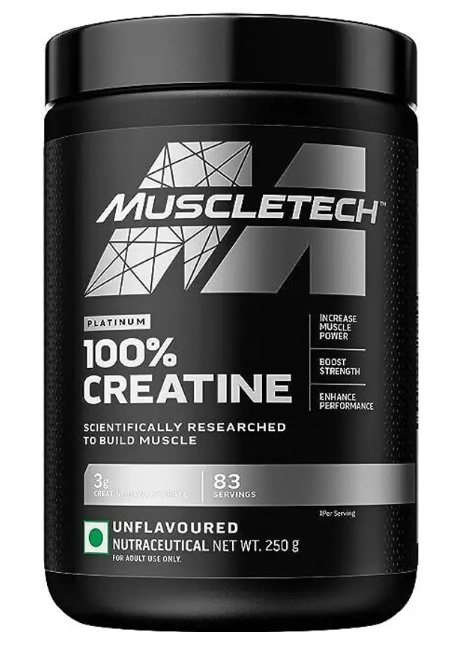 MuscleTech Platinum 100% Creatine Powder – Unflavoured 83/133 SERV
