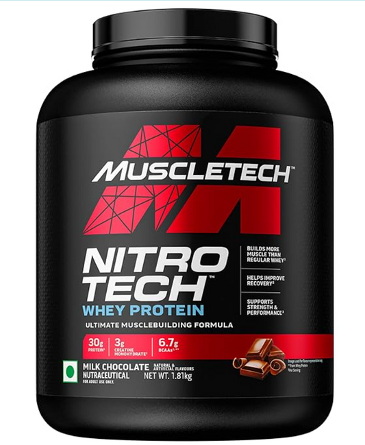MUSCLE TECH NITRO TECH WHEY PROTEIN (4 LBS)