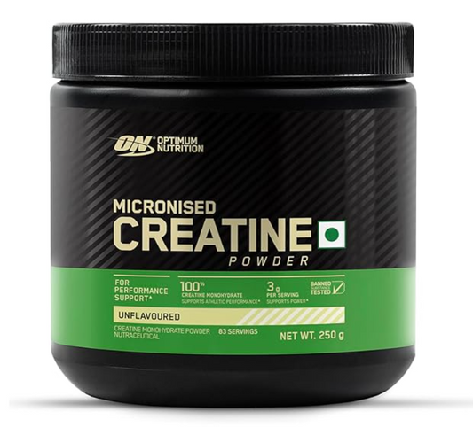 Optimum Nutrition (ON) Micronized Creatine Powder – 250g (83 Servings)