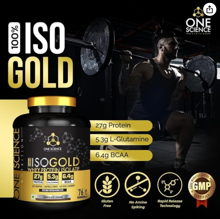 One Science Nutrition (OSN) 100% Iso Gold Whey Protein – Chocolate Charge (5 lbs)
