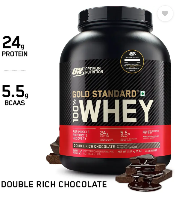 ON Gold Standard 100% Whey – Double Rich Chocolate (2.27 kg)