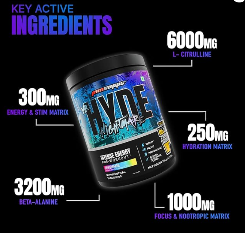 PRO SUPPS HYDE Nightmare – (JAWBREAKER ) (30 Servings)