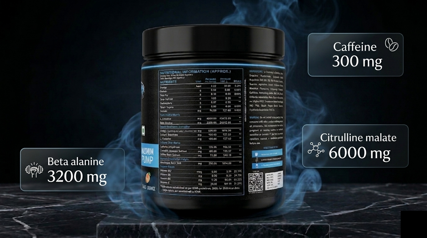 MK Nutra Care Black Panther Pre-Workout | Explosive Energy & Maximum Pump