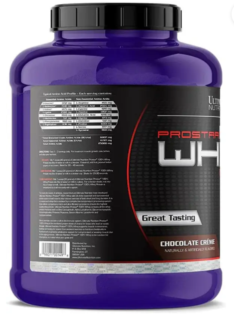 Ultimate Nutrition Prostar 100% Whey – Chocolate Crème 5.28 lbs (2.39 kg)